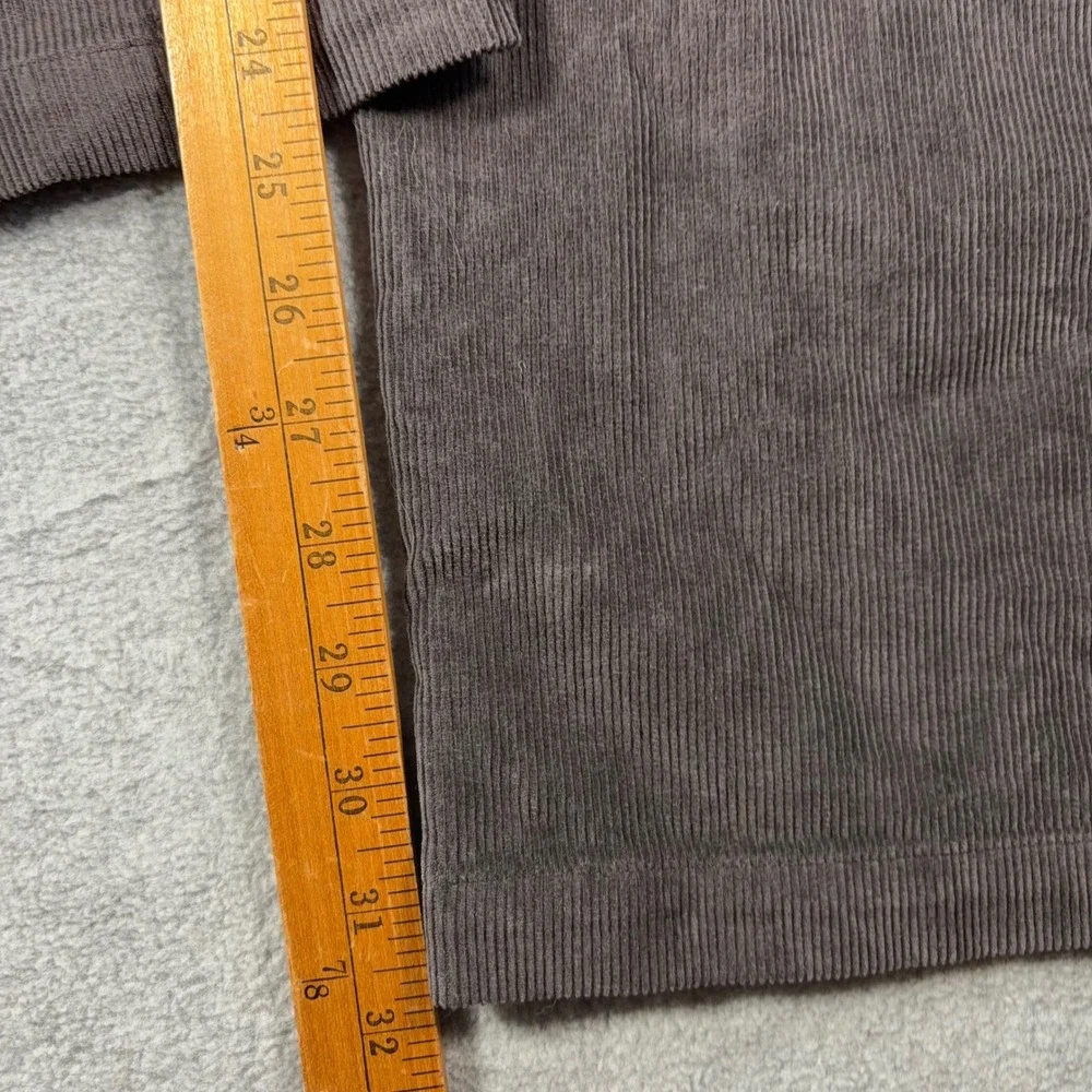 Haggar Corduroy Pants Mens 40x32 Monument Solid NWT Classic Fit Comfort Waist
